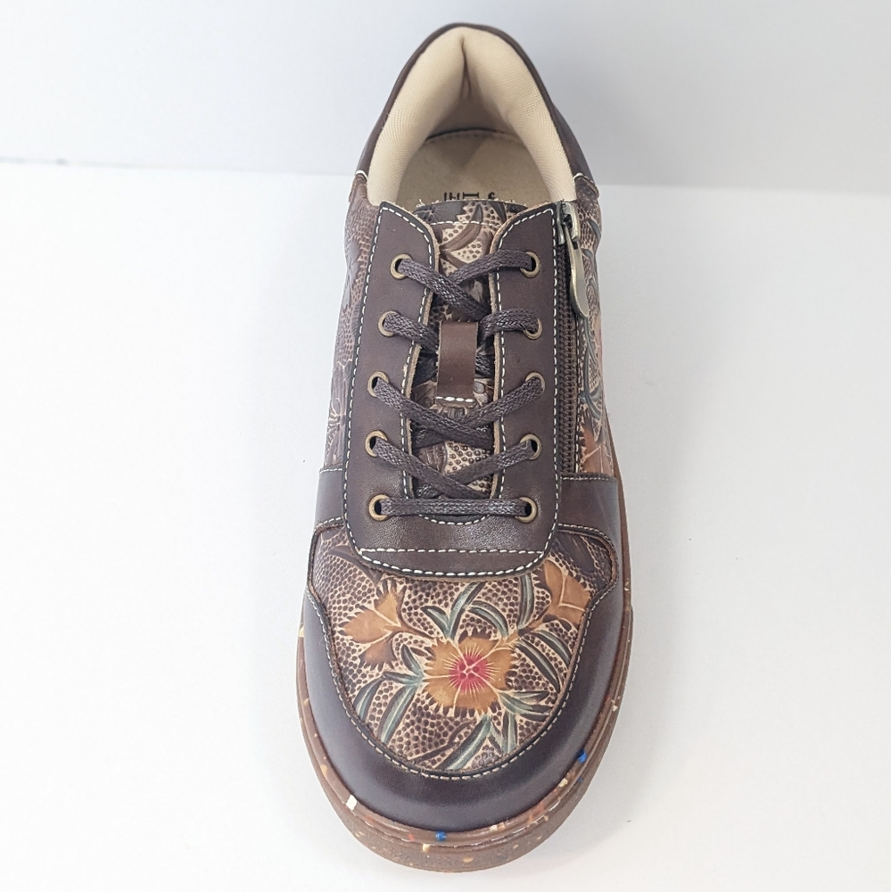 NWOT Spring Step L ' Artiste Leather Sneakers - Picture 9 of 16